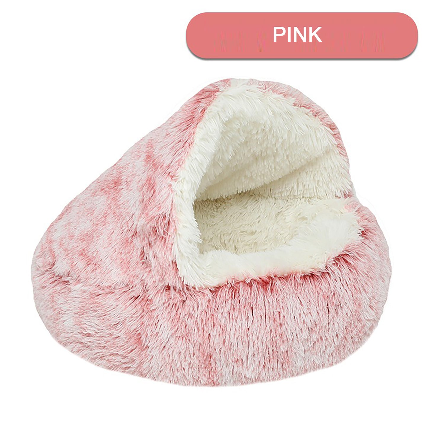 Lussuoso letto rotondo in peluche