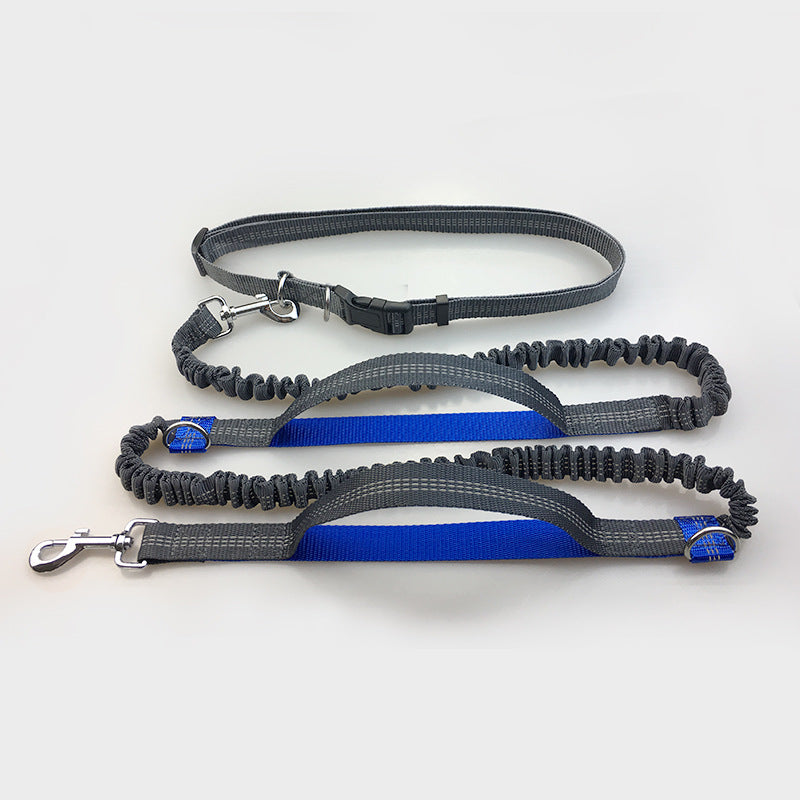 Running reflective pull leash