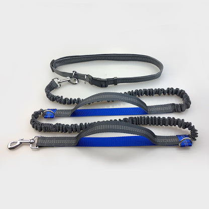 Running reflective pull leash