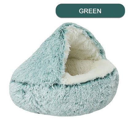Luxurious Plush Round Bed