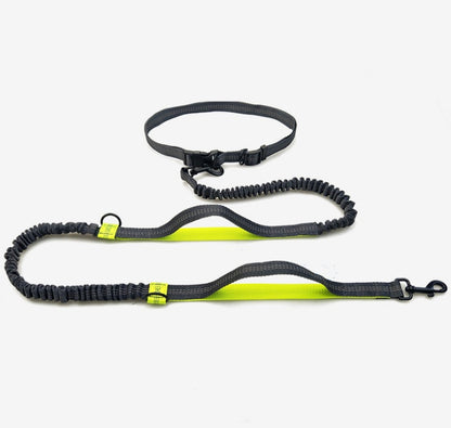Running reflective pull leash