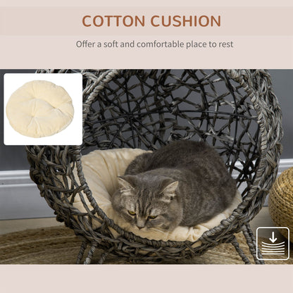 Rattan Elevated Bed
