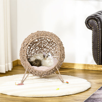 Rattan Elevated Bed