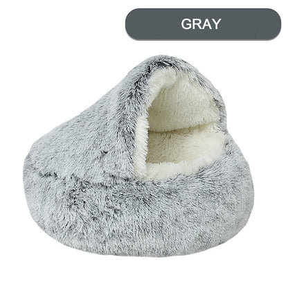 Luxurious Plush Round Bed