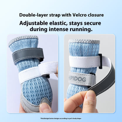 Dog Shoes Summer Breathable Anti-scald Feet