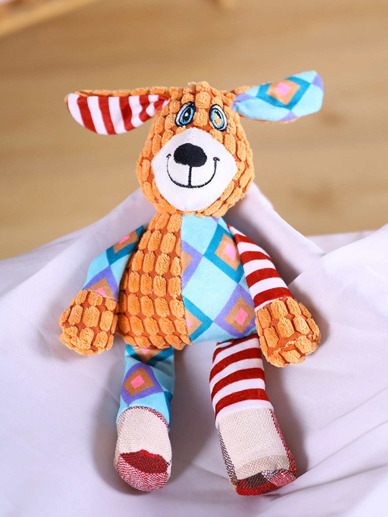 Animal Plush Dog Squeaky Toy