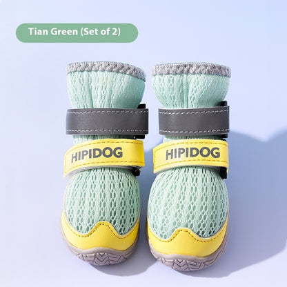 Dog Shoes Summer Breathable Anti-scald Feet