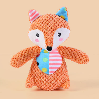 Animal Plush Dog Squeaky Toy