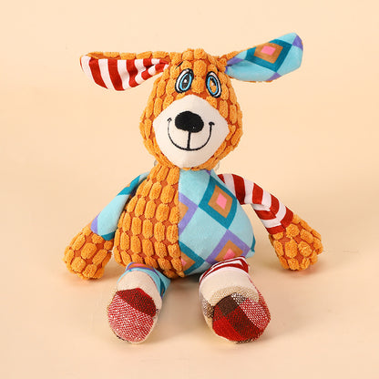 Animal Plush Dog Squeaky Toy