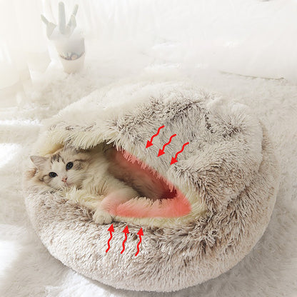 Luxurious Plush Round Bed