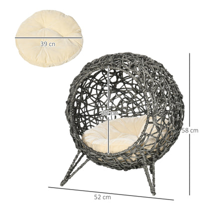 Rattan Elevated Bed