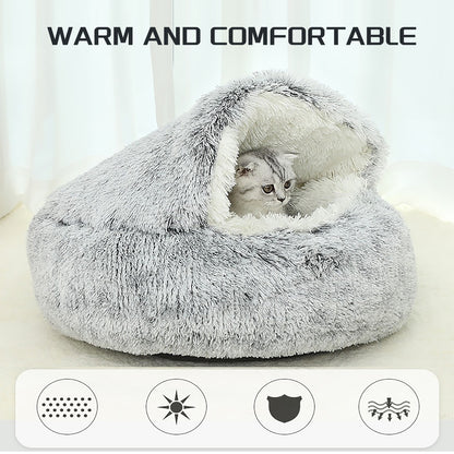 Luxurious Plush Round Bed